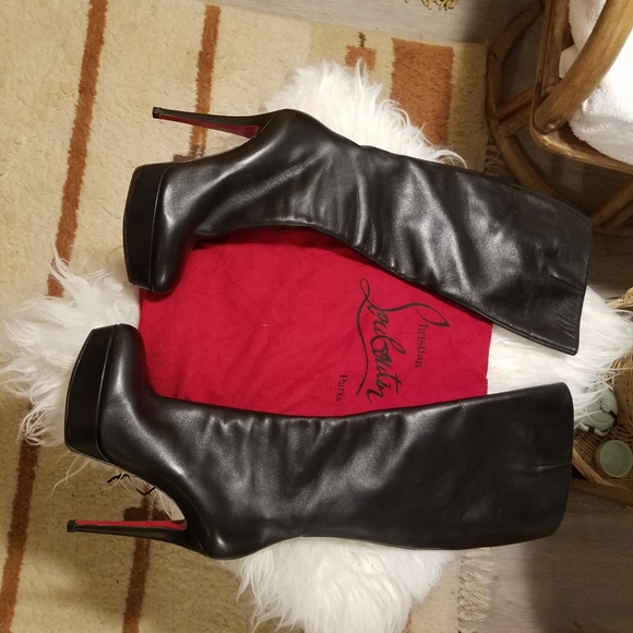 Christian Louboutin Black Bianca Botta 40 - Picture 2 of 16